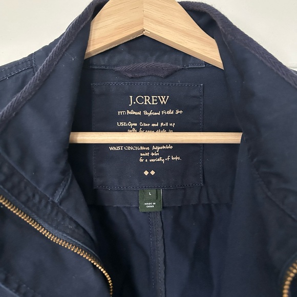 J.crew relaxed boyfriend Field Jacket- large - Picture 2 of 2